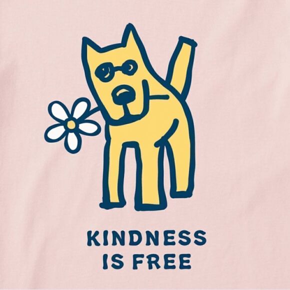 Life is Good, Kindness is Free Crusher tee. - Picture 1 of 6